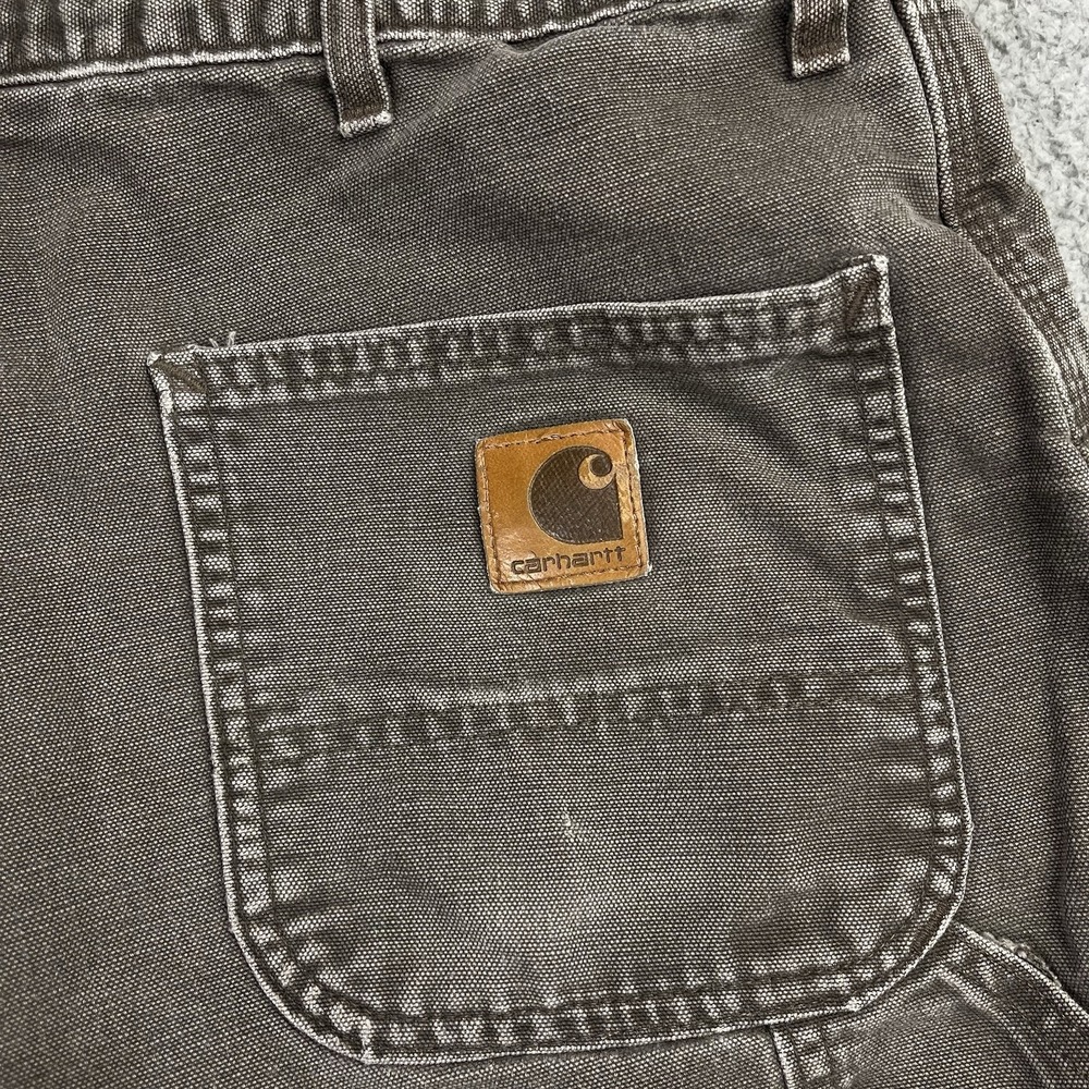 Vintage Union Made Carhartt Utility Work Pants 38 x‎ 34 Mens B11 TMB USA Made